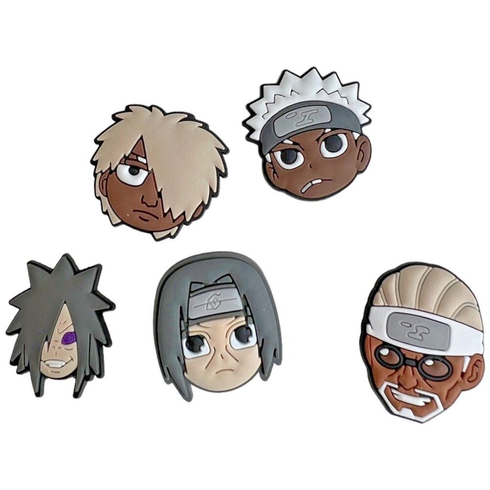 11 Naruto Charms For Crocs Jibbitz Anime Characters Shoe Japanese Manga - Picture 3 of 4